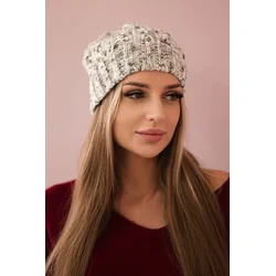 Kesi Cap with fleece Roksana K209 dark gray
