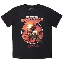Chris Stapleton White Horse (Stone Wash) Black L Majica