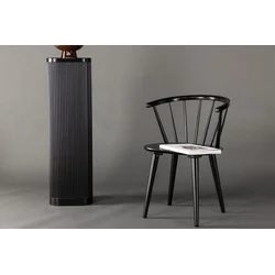 Venture Design Jedilni stol Bobby 53x55x76 cm črne barve