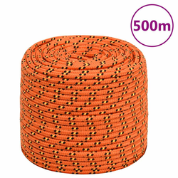 Brodski konop narančasti 10 mm 500 m od polipropilena