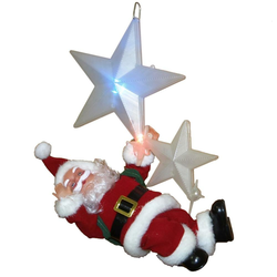 Djed Božićnjak na baterije LED 20 cm/2s