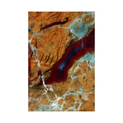 Canvas Slika na platnu Jaspis sa karneolom Pakistan, 40 x 60 cm