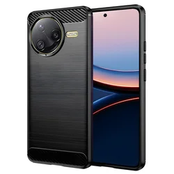 Futrola Carbon Shield TPU za Xiaomi Poco F7 - Crna KP36945