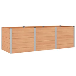 Povišena vrtna gredica Smeđa 300 x 100 x 91 cm