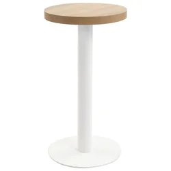 Greatstore Bistro miza svetlo rjava 40 cm mediapan