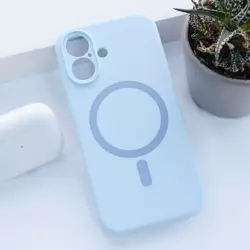 Maska Mag Case PureTone za iPhone 16 svetlo plava