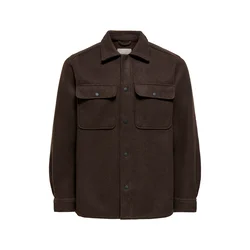 Only & Sons Prehodna jakna ONSAsh temno rjava