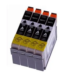 Komplet Epson T0711 kompatibilne kartuše (4) - 4 x črna