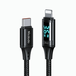 MCDODO Kabal CA-1030 DIGITAL DISPLAY 36W/ USB TIP-C na Lightning/ 1/2m