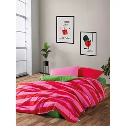 Lessentiel Maison Set posteljina Cherie, 160x220 cm, Roze