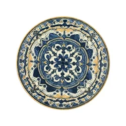 MHOME desertni krožnik Bloom Granada, porcelan, večbarvna, 21 cm