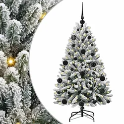 Umjetno božićno drvce Zelena i bijela 120 cm PVC i metal