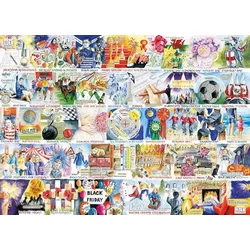 Gibsons - Puzzle Leto v Veliki Britaniji - 1 000 kosov