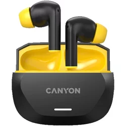 Slušalice Canyon Hexagon 7 TWS ANC+ENC Wireless Black Yellow