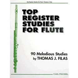 FILAS:TOP REGISTER STUDIES FOR FLUTE (90 MELODIOUS)