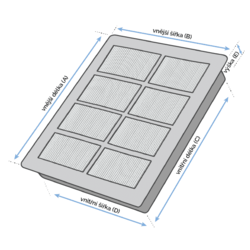 VACS Hepa filter ROWENTA Compacteo RO 175501 - 1 kom