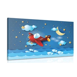 Slika let z letalom - 60x40