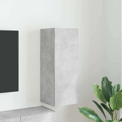 TV zidni ormar Zidne Beton 30 x 31 x 80 cm Konstruirano drvo
