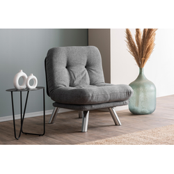 Atelier del Sofa Fotelja Misa 110x70cm Svetlosiva
