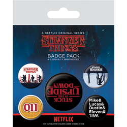 Bedževi Pyramid Stranger Things - Badge Pack