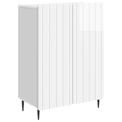 Kreveta Bijela visokog sjaja 66 x 34,5 x 92 cm