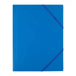 Mapa z elastiko pvc levia a4 LEVIA - MODRA
