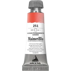 Maimeri Blu Akvarelne barve Permanent Red Light 251 12 ml 1 kos