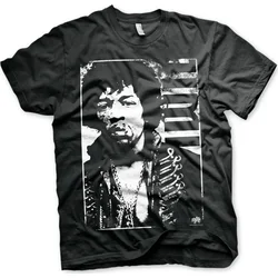 Jimi Hendrix Majica Distressed Unisex Black 2XL