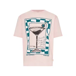 Funky Buddha Majica smaragd/rosé/črna/bela
