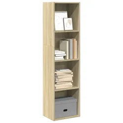 Regal za knjige boja hrasta 40x30x152 cm od konstruiranog drva