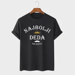 MAFIMI Muška majica Najbolji deda, Crna
