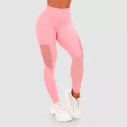 GymBeam Ženske helanke Mesh Panel Pink