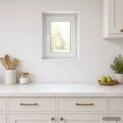 vidaXL Okno za klet RISOR 50 x 55 cm PVC in steklo