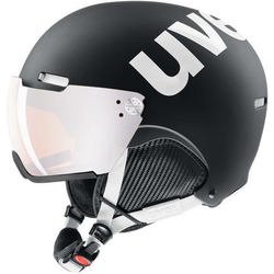 UVEX Hlmt 500 vizir Ski Helmet Black/White Mat 52-55 cm 19/20