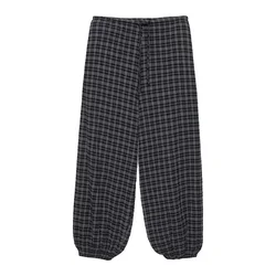 Pull&Bear Hlače temno siva/črna