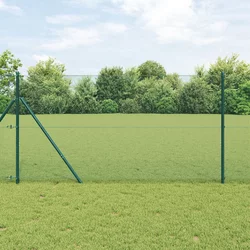 Temeljna zavarena žičana ograda 25 x 1,4 m Zelena Mreža