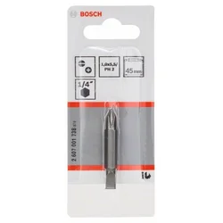Bosch Dvostrani bitS 1,0x5,5; PH2; 2607001738, 45 mm