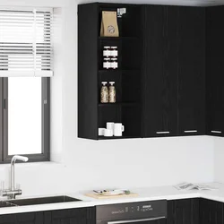 Viseći ormarić Crni hrast 40 x 29,5 x 100 cm Konstruirano drvo