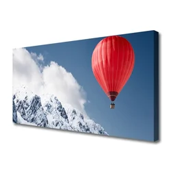 tulup.si Slika na platnu Balon peaks zimske gore 100x50 cm