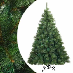 Umjetno božićno drvce s nogom Zelena 180 cm PVC, čelik