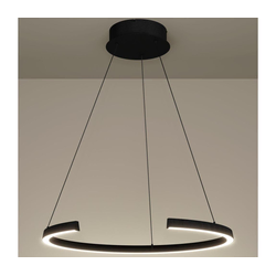 Eglo 390533 - LED prigušiva luster na sajli LABONETE LED/24,8W/230V crna + daljinski upravljač