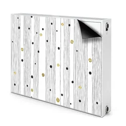 tulup.si Pokrov radiatorja Tanke črte 80x60 cm