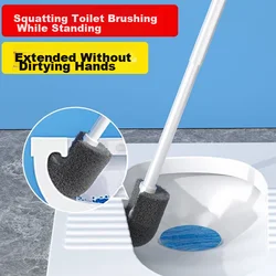 Mengting Četka za WC šolju, 64cm, Bela