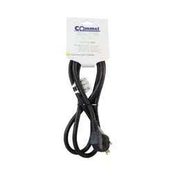 Commel prikljucni kabl 16 a 250v 3500 w, crni,1,5m h05vv-f 3g2,5 ( c0611x )