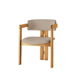 Hanah Home Trpezarijska stolica 58x76x49cm Hrast-Krem