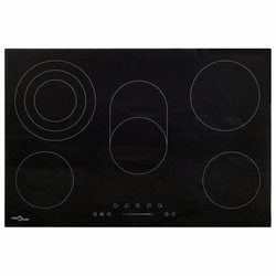 Keramička ploča za kuhanje s 5 plamenika 90 cm 8500 W