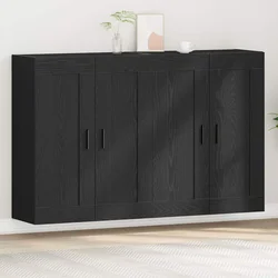 Kabinetski zidni Zidne 2 pcs Umjetnički hrast 69,5 x 34 x 90 cm
