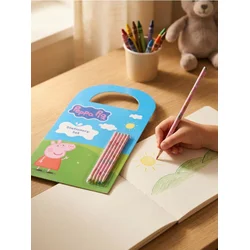 Sinsay - Set za bojenje sa nalepnicama Peppa Pig - šareno