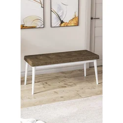 Hanah Home klupa Pera Bench, 105 cm, braon / bela