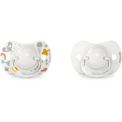 Suavinex Walk 0-6 months pacifier cream 2 pieces
